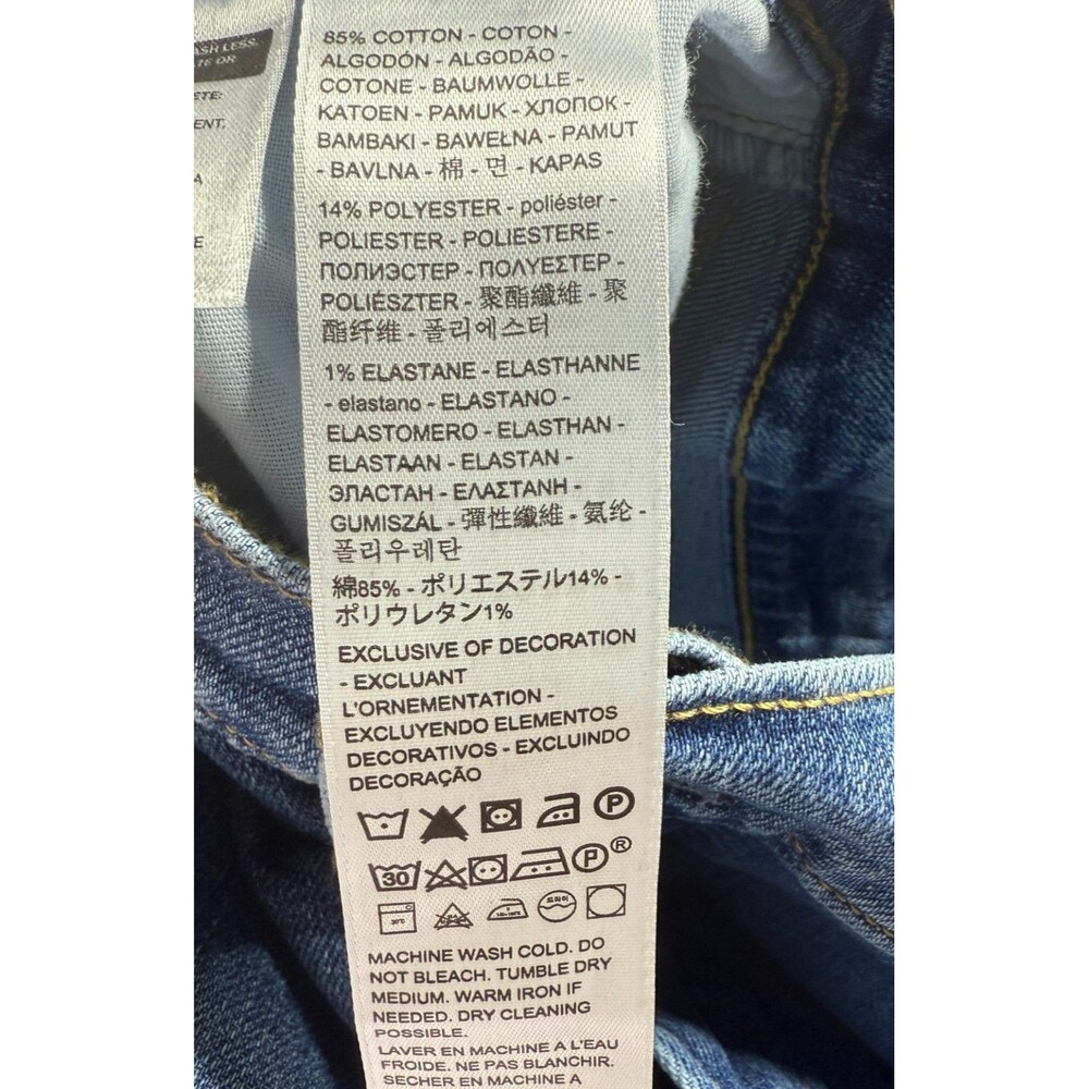 Levi's Women's High-Rise Wedgie Straight Cropped Jeans - Love In The Mist - 22W - Picture 6 of 6